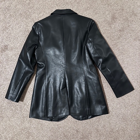 Leather blazer - Picture 2 of 2